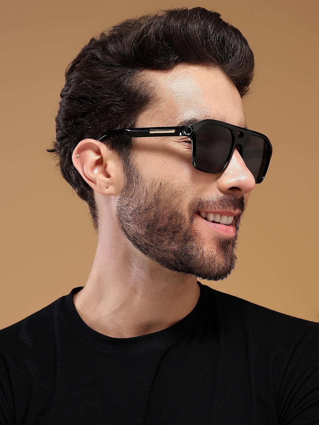 Voyage Unisex Black Wayfarer Polarized Sunglasses Polarised and UV Protected Lens