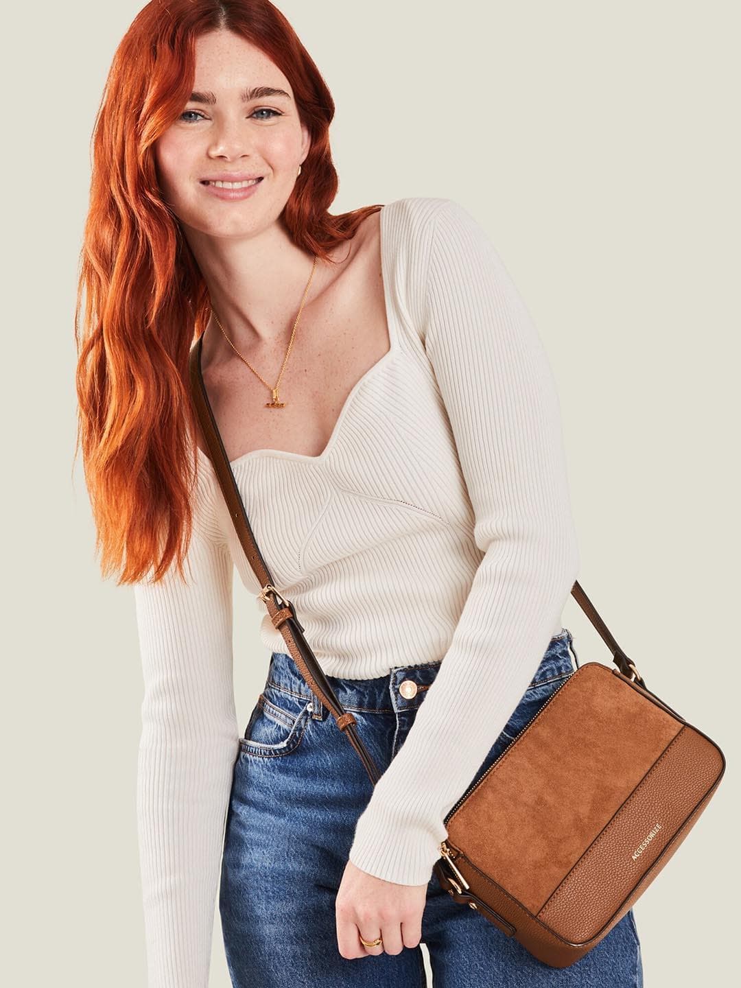 Buy Accessorize Women Suedette Classic Cross Body Bag - - Accessories for Women