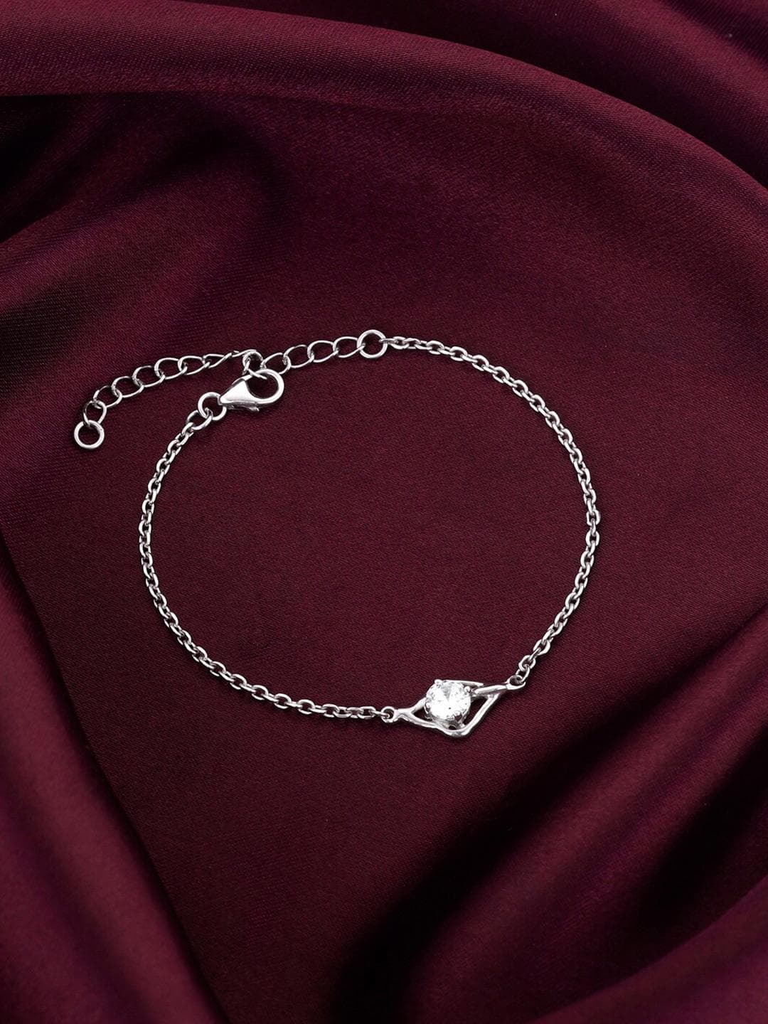 Buy GIVA Women 925 Sterling Silver Rhodium Plated Adjustable Link Bracelet - - Accessories for Women