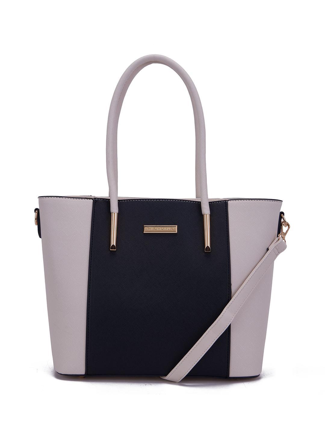 Buy GIORDANO Colourblocked Oversized Structured Shoulder Bag - - Accessories for Women