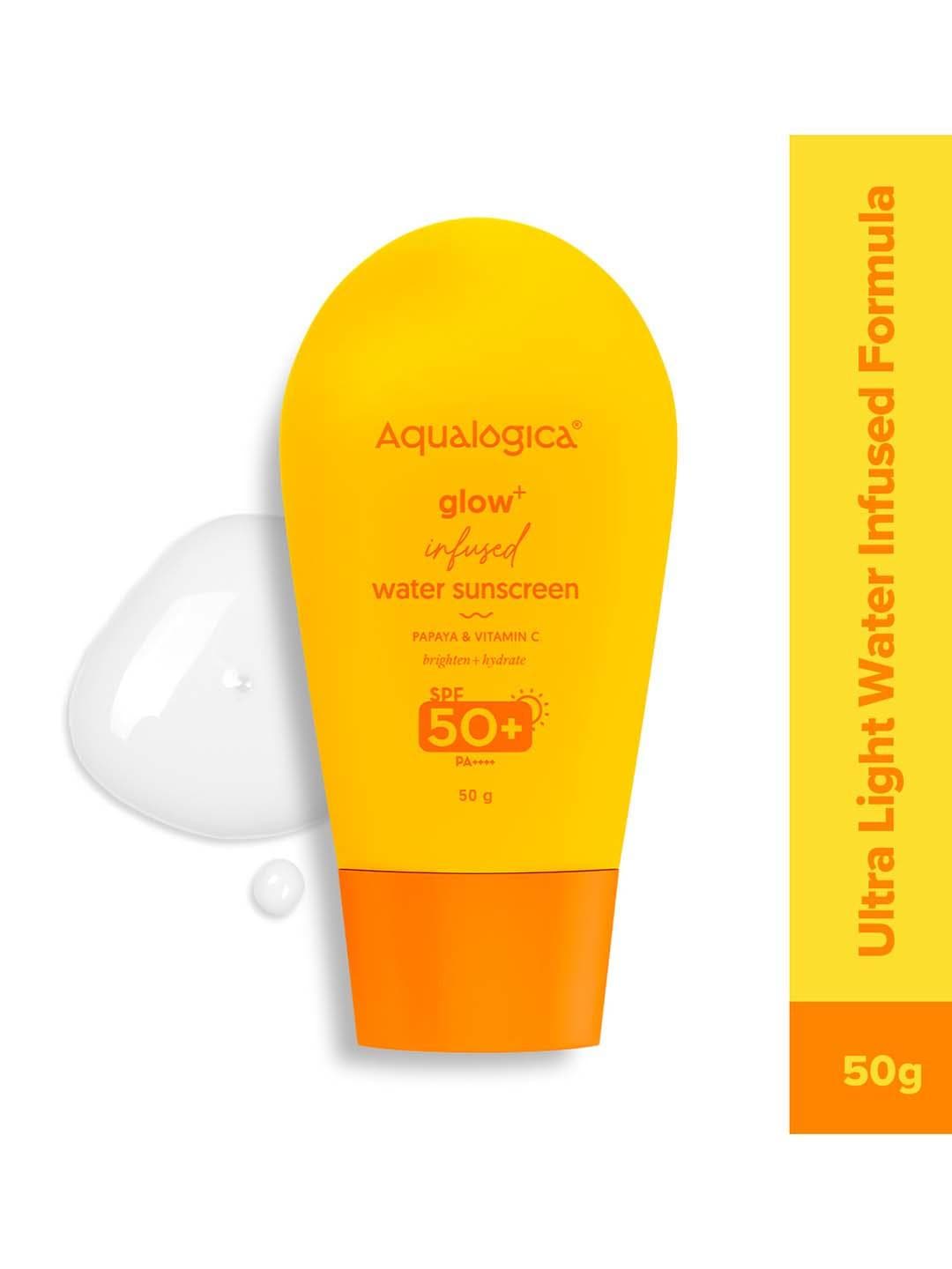 Buy Aqualogica Glow+ Infused Water Sunscreen SPF 50+ PA++++ 50g - - Personal Care for Unisex
