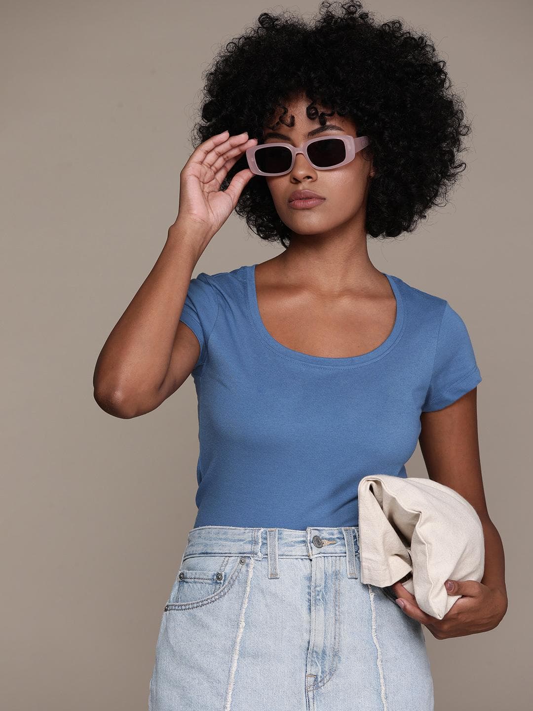 The Roadster Lifestyle Co. Slim Fit T-shirt