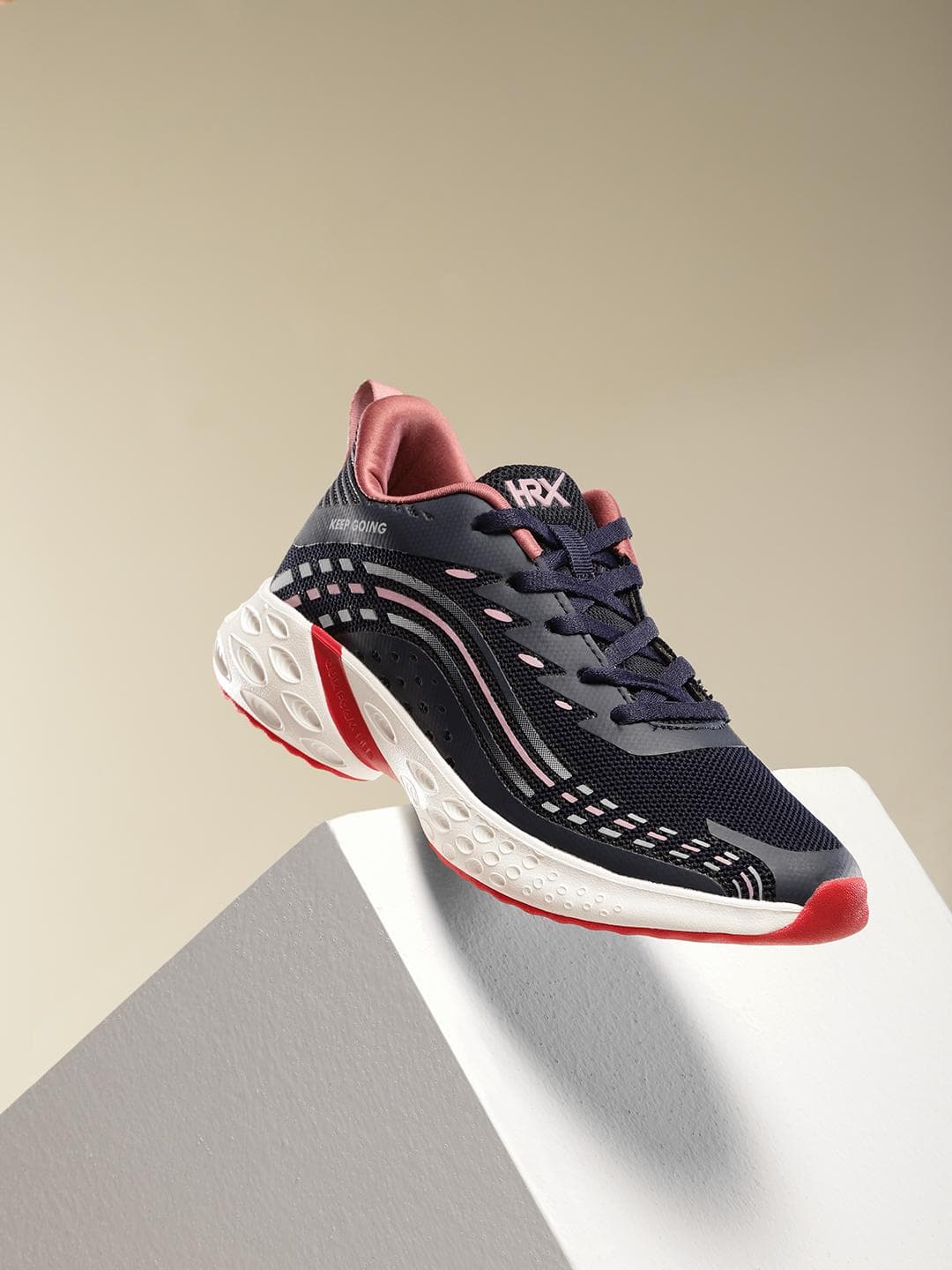 Buy HRX By Hrithik Roshan Women Woven Design Running Shoes - - Footwear for Women