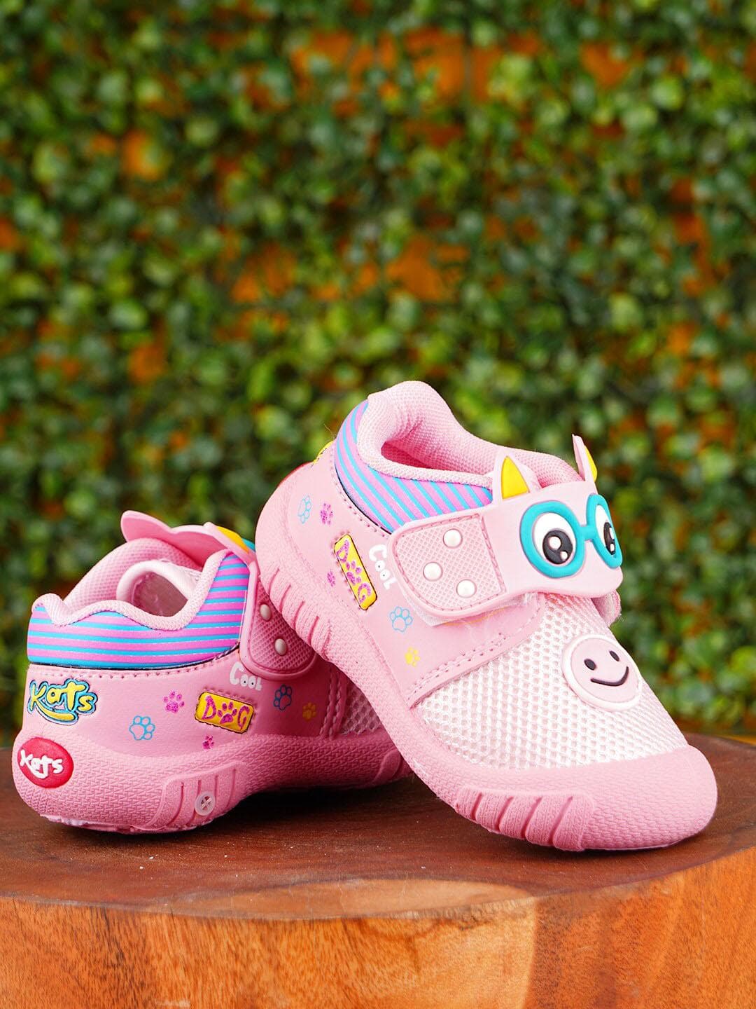 KATS Unisex Kids Printed Musical Mesh Sneakers