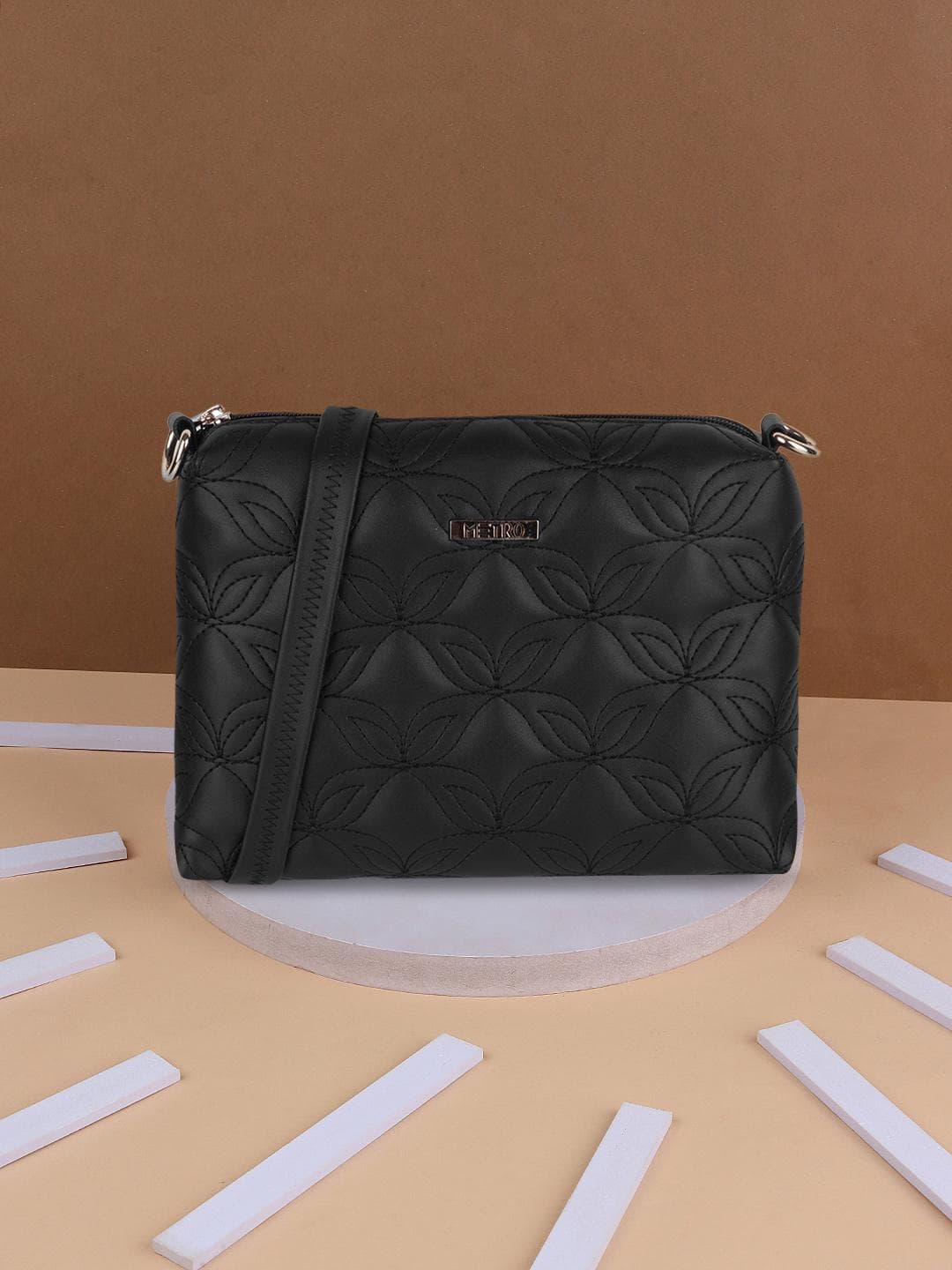 Buy Metro Structured Sling Bag With Quilted - - Accessories for Women