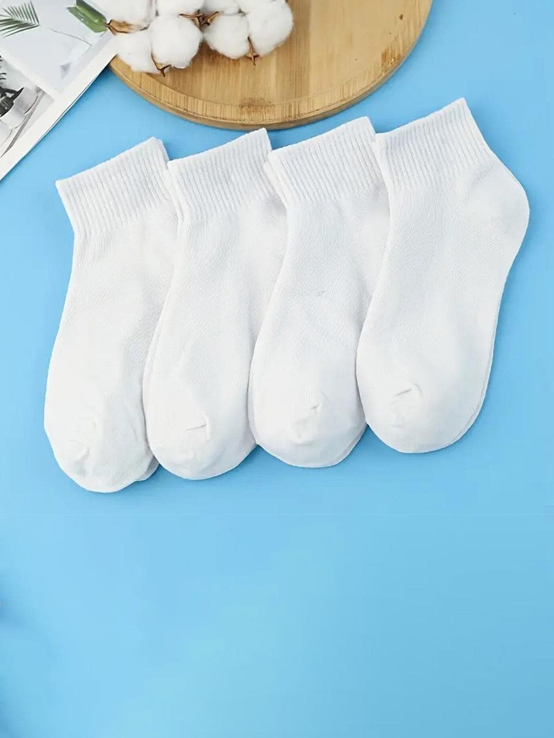 BAESD Kids Pack Of 4 Ankle-Length Socks