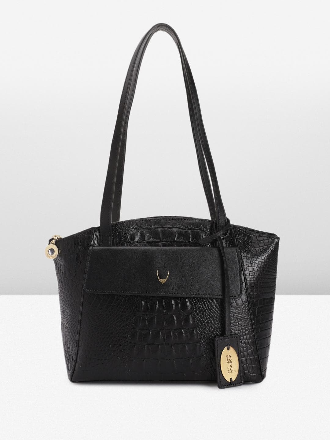 Hidesign Women Textured Leather Shoulder Bag