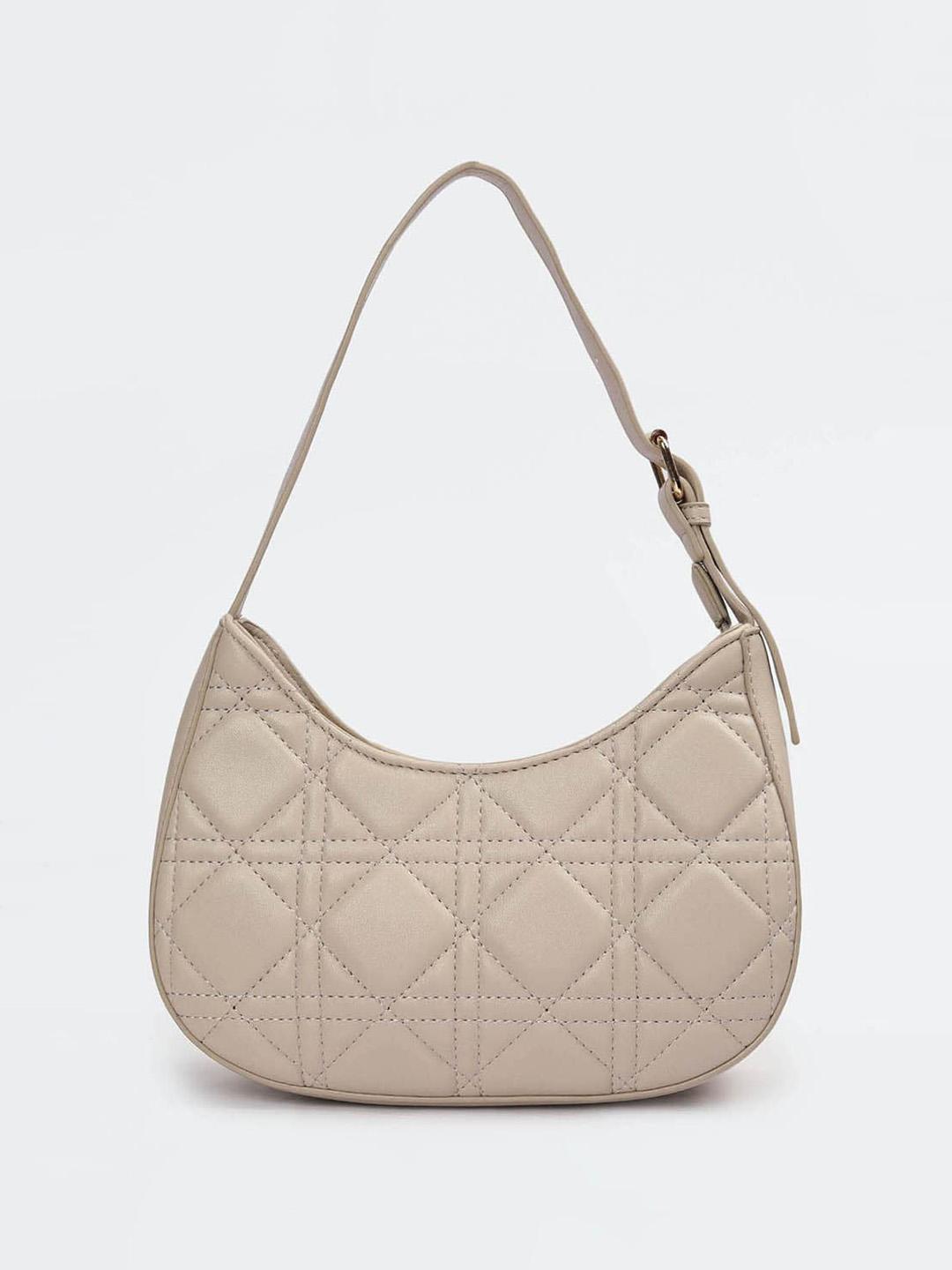 Buy Max Geometric PU Structured Hobo Bag - - Accessories for Women