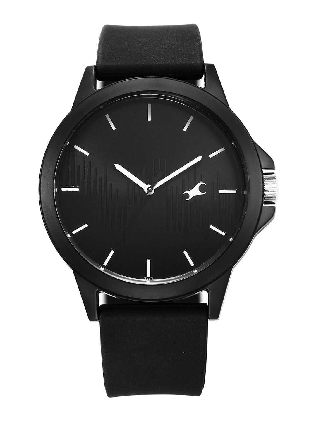 Buy Fastrack Tees Wanderlust Quartz Analog With Black Dial Unisex Watch Nt38024pp75w - - Accessories for Unisex