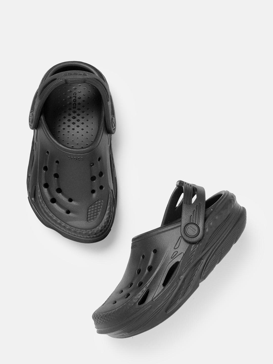 Crocs Kids Solid Clogs with Backstrap