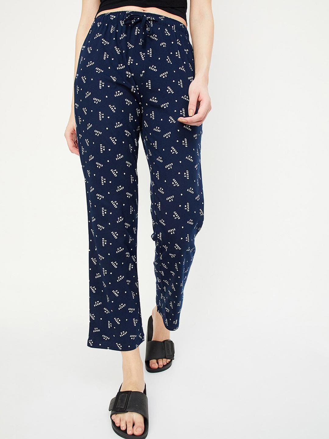 Buy Max Printed Pure Cotton Lounge Pants - - Apparel for Women