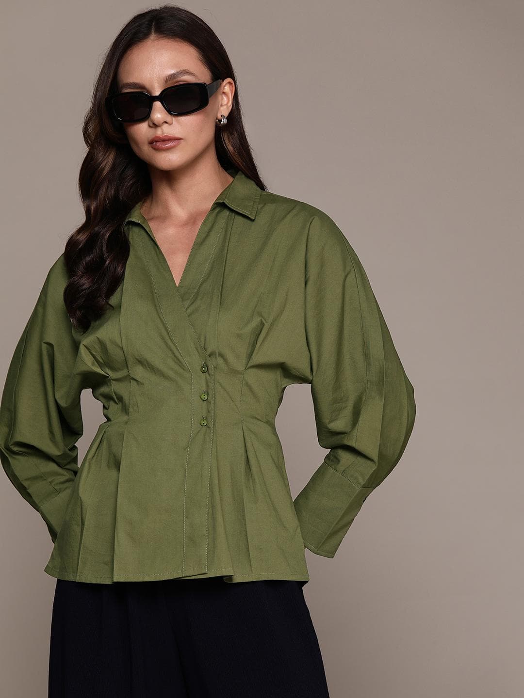 Roadster Women Slim Fit Opaque Cotton Casual Shirt