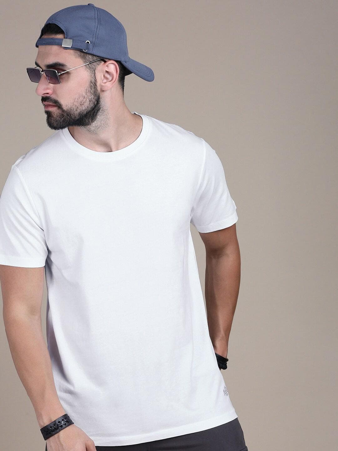 The Roadster Lifestyle Co Round Neck Cotton T-Shirt