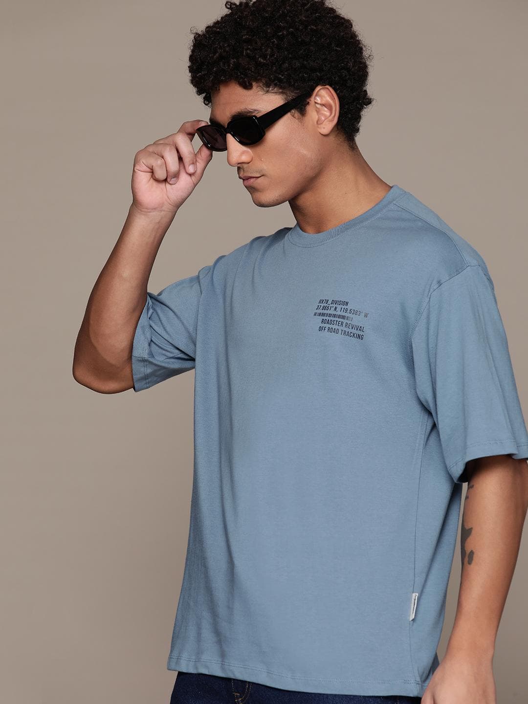 The Roadster Lifestyle Co. Relax Fit Pure Cotton T-shirt
