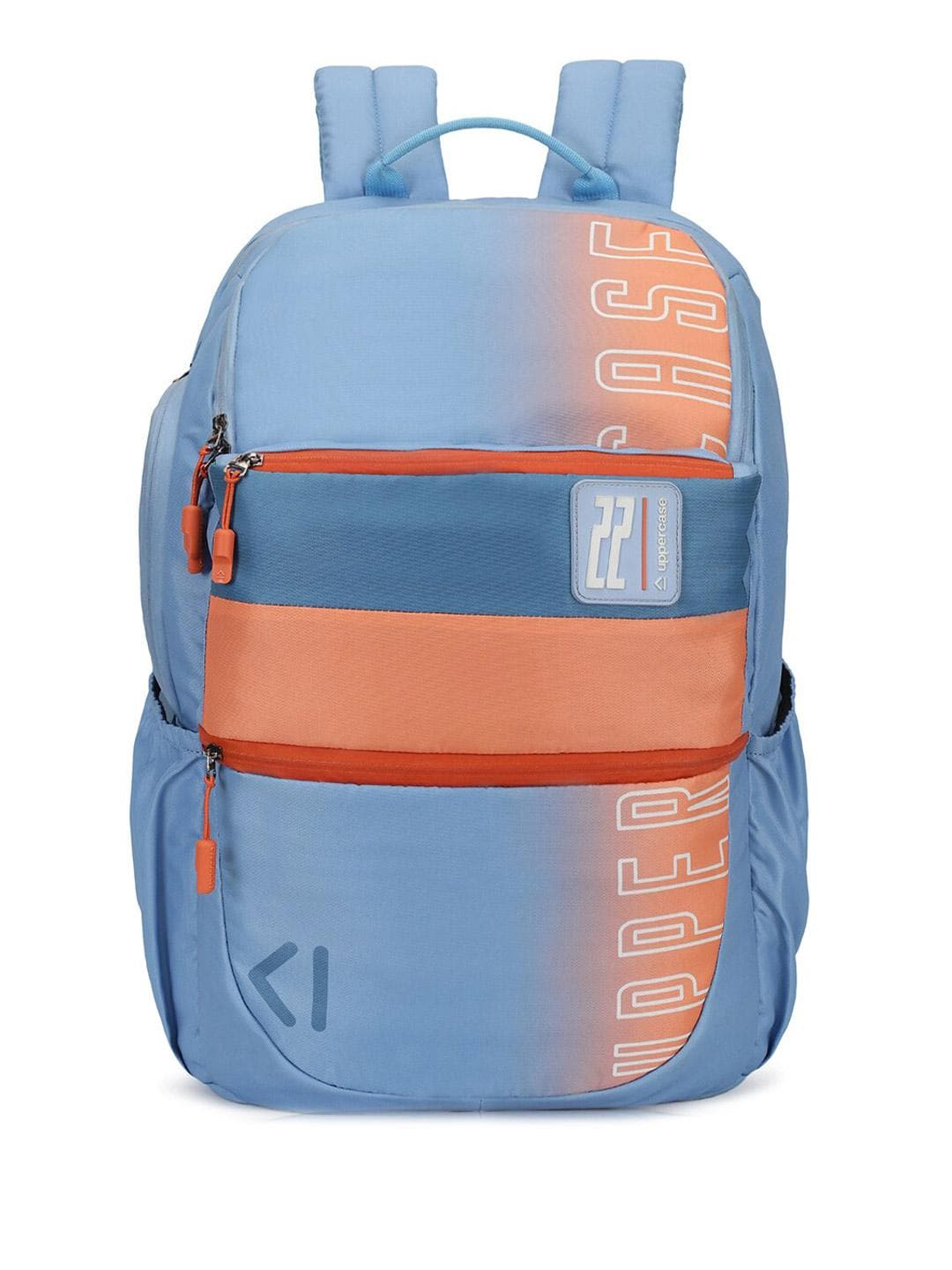 Buy Uppercase Unisex Blue Kids Colourblocked Backpack - - Accessories for Unisex Kids