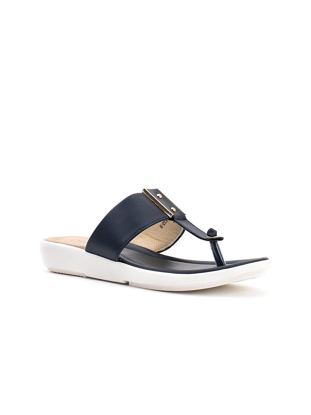 Khadims Open Toe T-Strap Flats