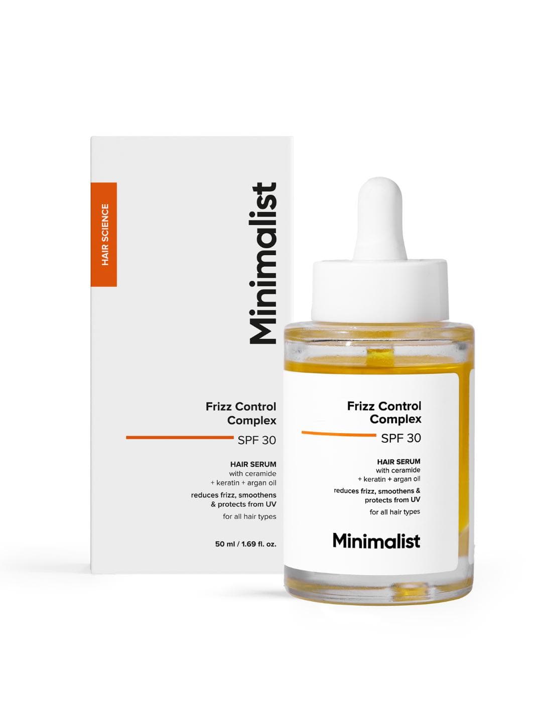 Buy Minimalist Frizz Control Complex SPF 30 Hair Serum 50ml - - Personal Care for Unisex