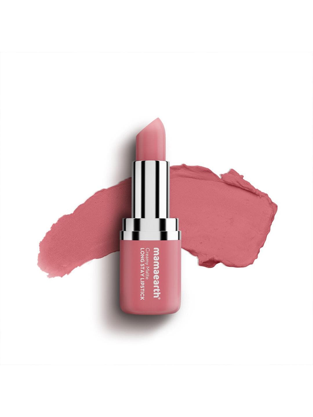 Buy Mamaearth Creamy Matte Long Stay Lipstick With Murumuru Butter 4.2g Hibiscus Nude - - Personal Care for Unisex