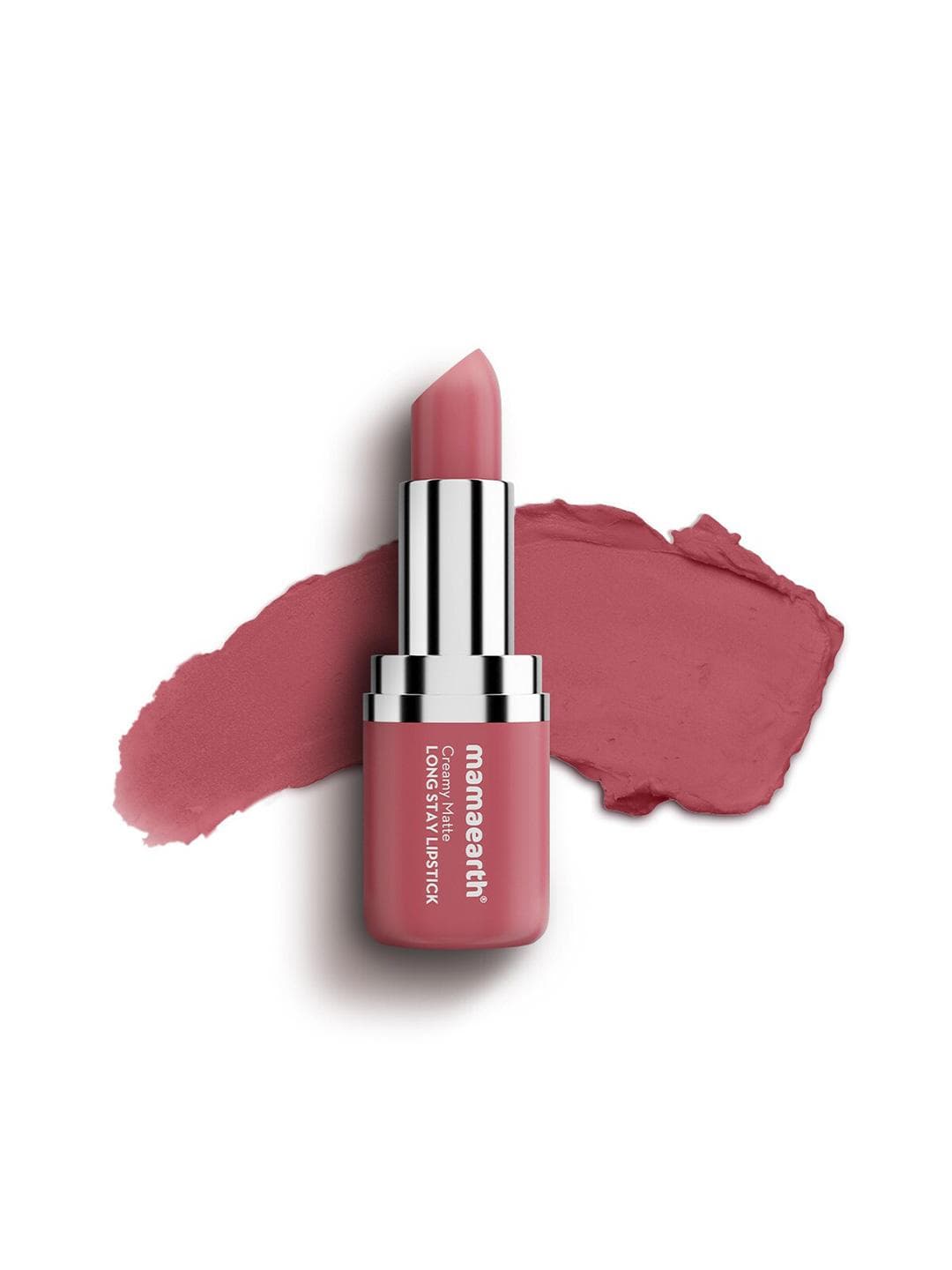 Buy Mamaearth Creamy Matte Long Stay Lipstick With Murumuru Butter Rose Nude - - Personal Care for Unisex