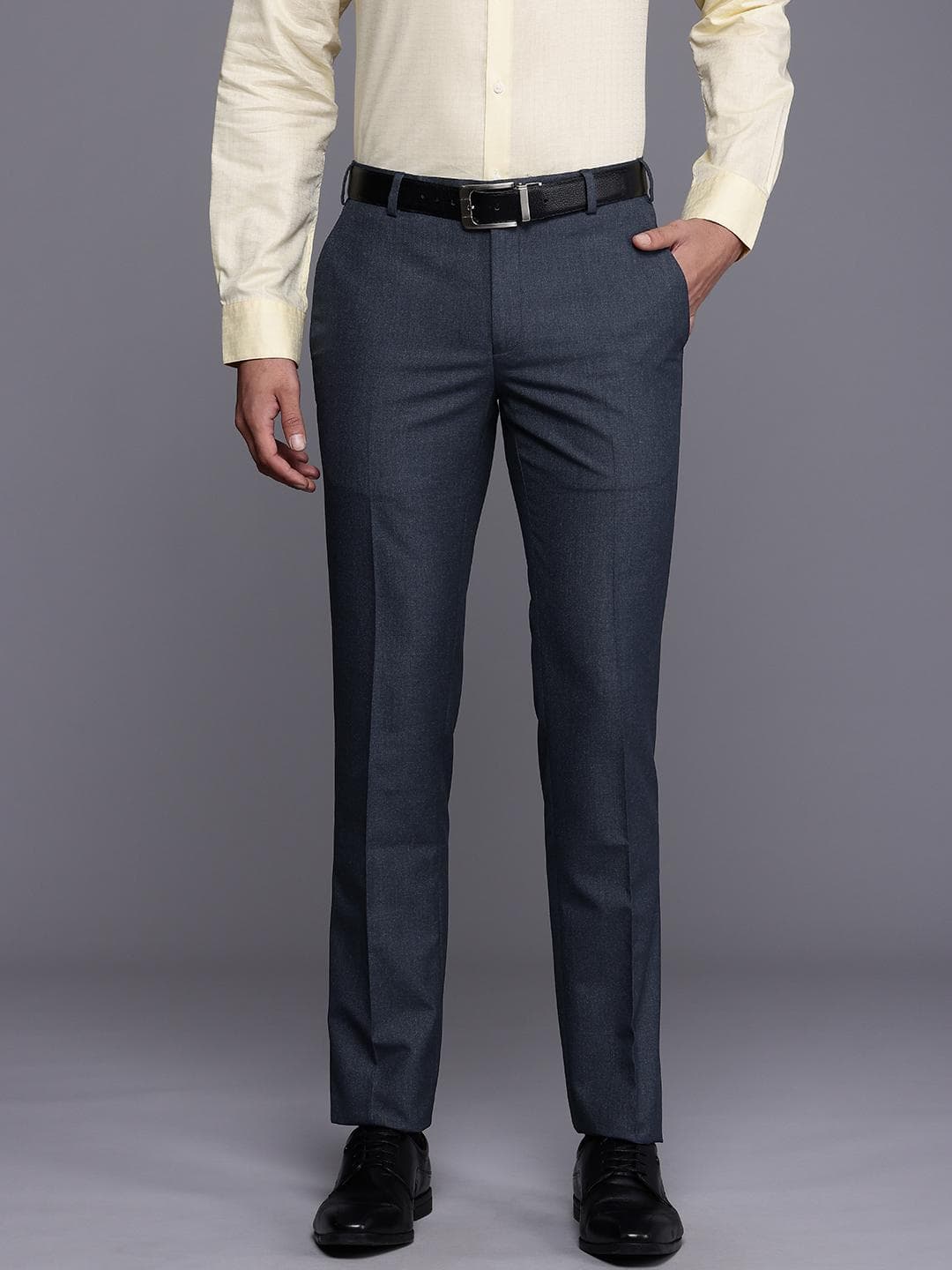 Raymond Men Slim Fit Formal Trousers
