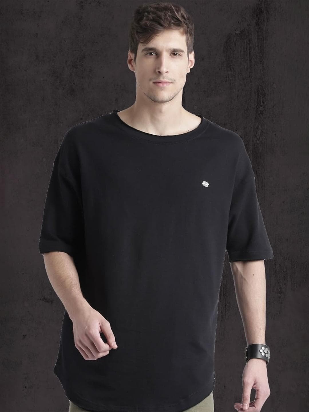 The Roadster Lifestyle Co Round Neck Cotton Tshirt