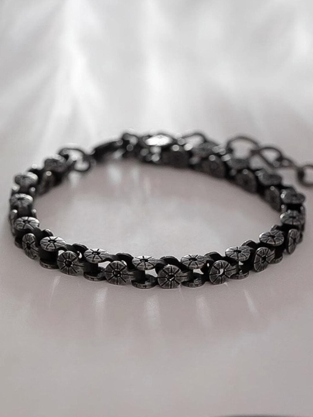 SALTY Men Stainless Steel Link Bracelet