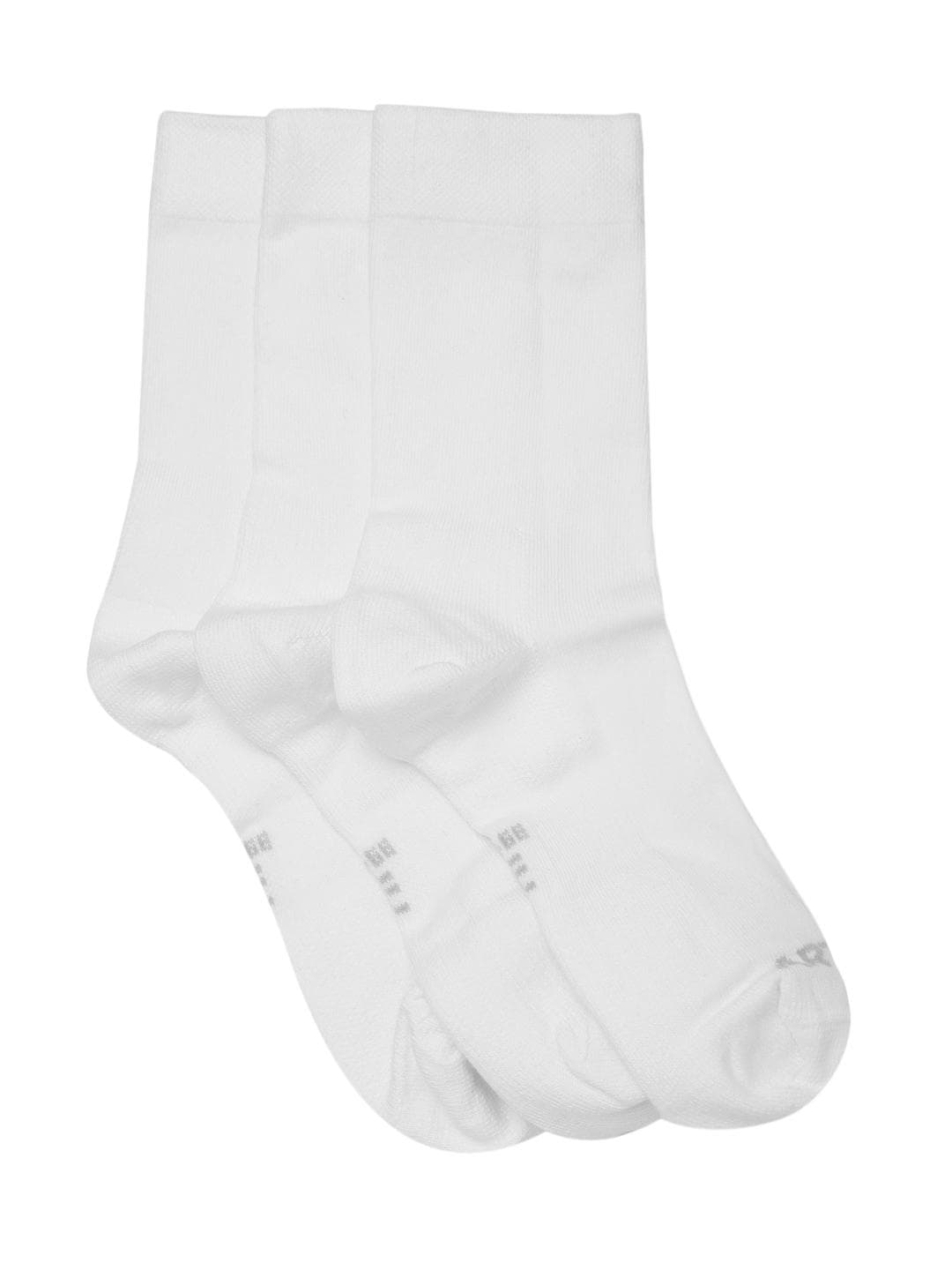 Decathlon Men White Stability High Sports Socks Pack of 3