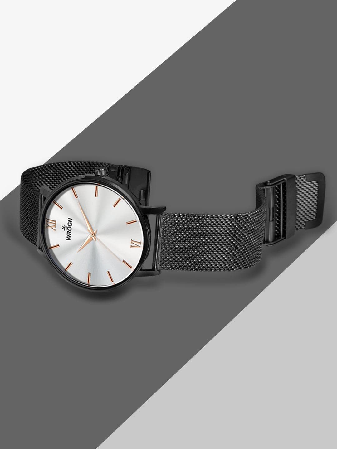 Buy WROGN Men Embellished Dial Bracelet Style Straps Analogue Watch HOBWRG0454 - - Accessories for Men