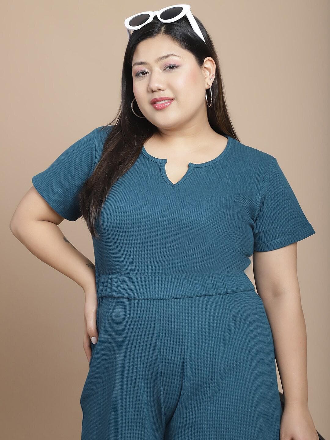 Rigo Plus Size Cotton Playsuit