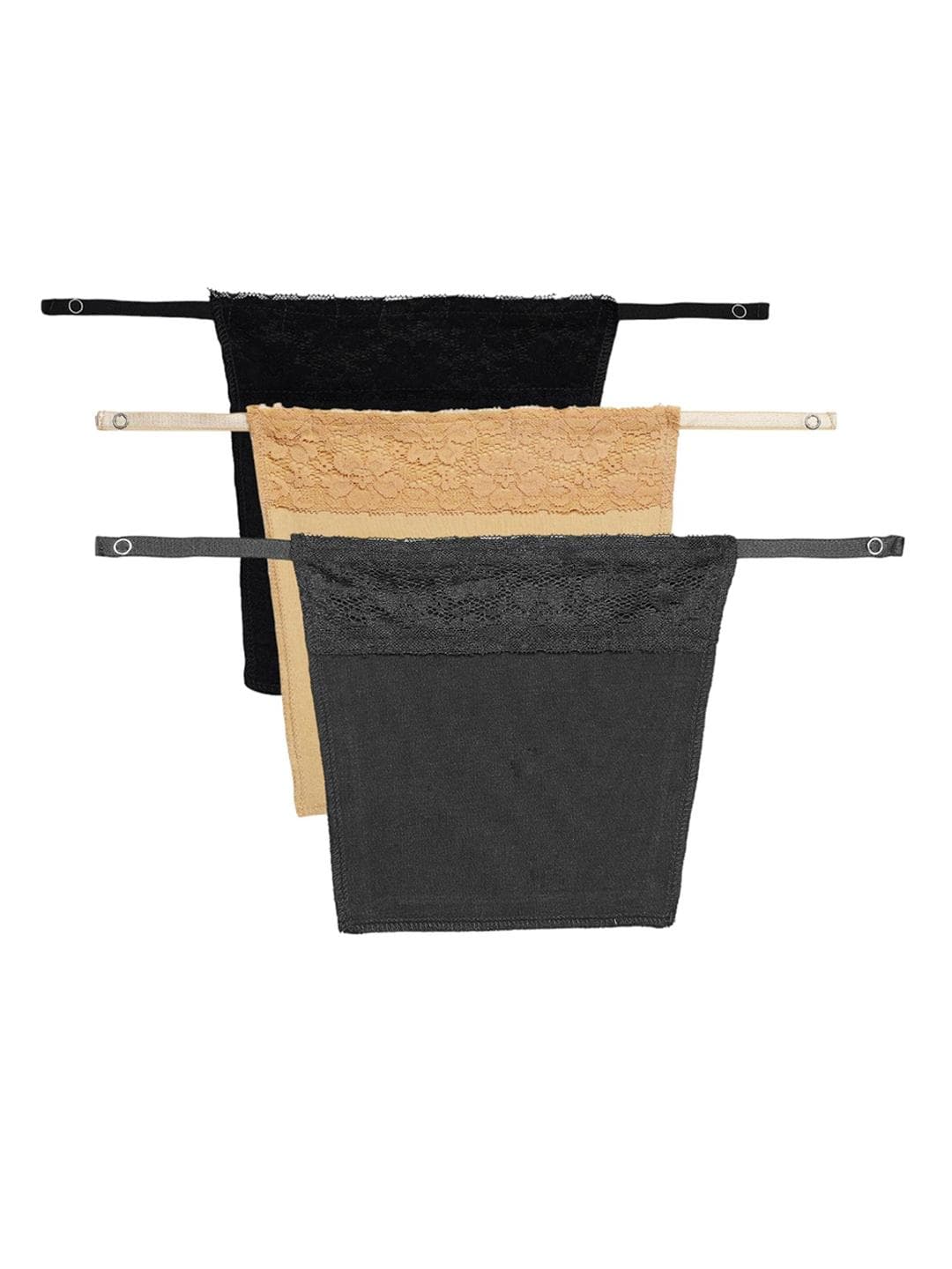 Buy PLUMBURY Pack Of 3 Clip On Mock Camisoles - - Apparel for Women
