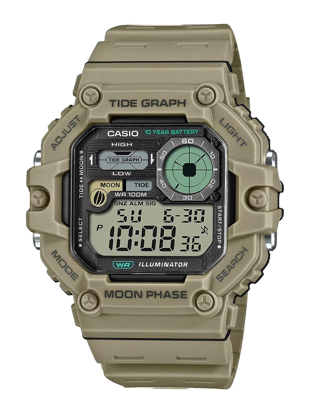 CASIO Men Dial & Wrap Around Straps Digital Watch A2248