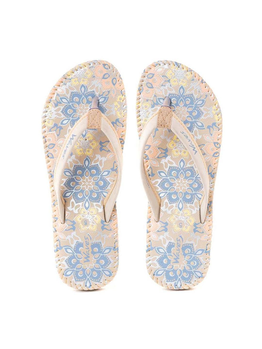 Khadims Women Printed Croslite Thong Flip-Flops