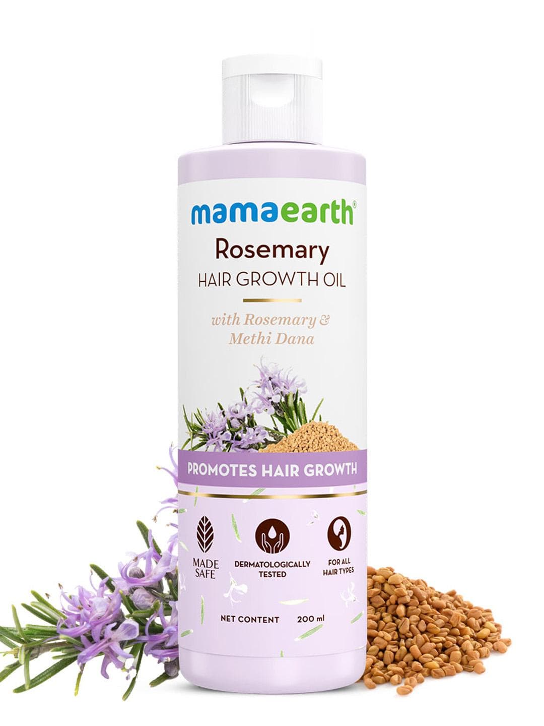 Buy Mamaearth Rosemary Hair Growth Oil With Methi Dana For Promoting Hair Growth 200ml - - Personal Care for Unisex