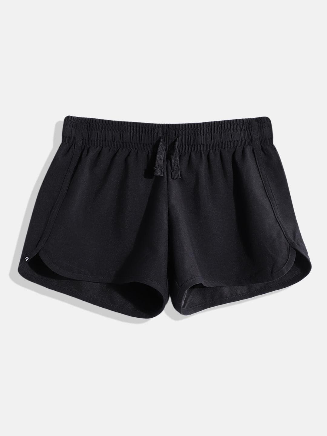 Decathlon Domyos - Girls Black W500 Breathable Multisport Shorts