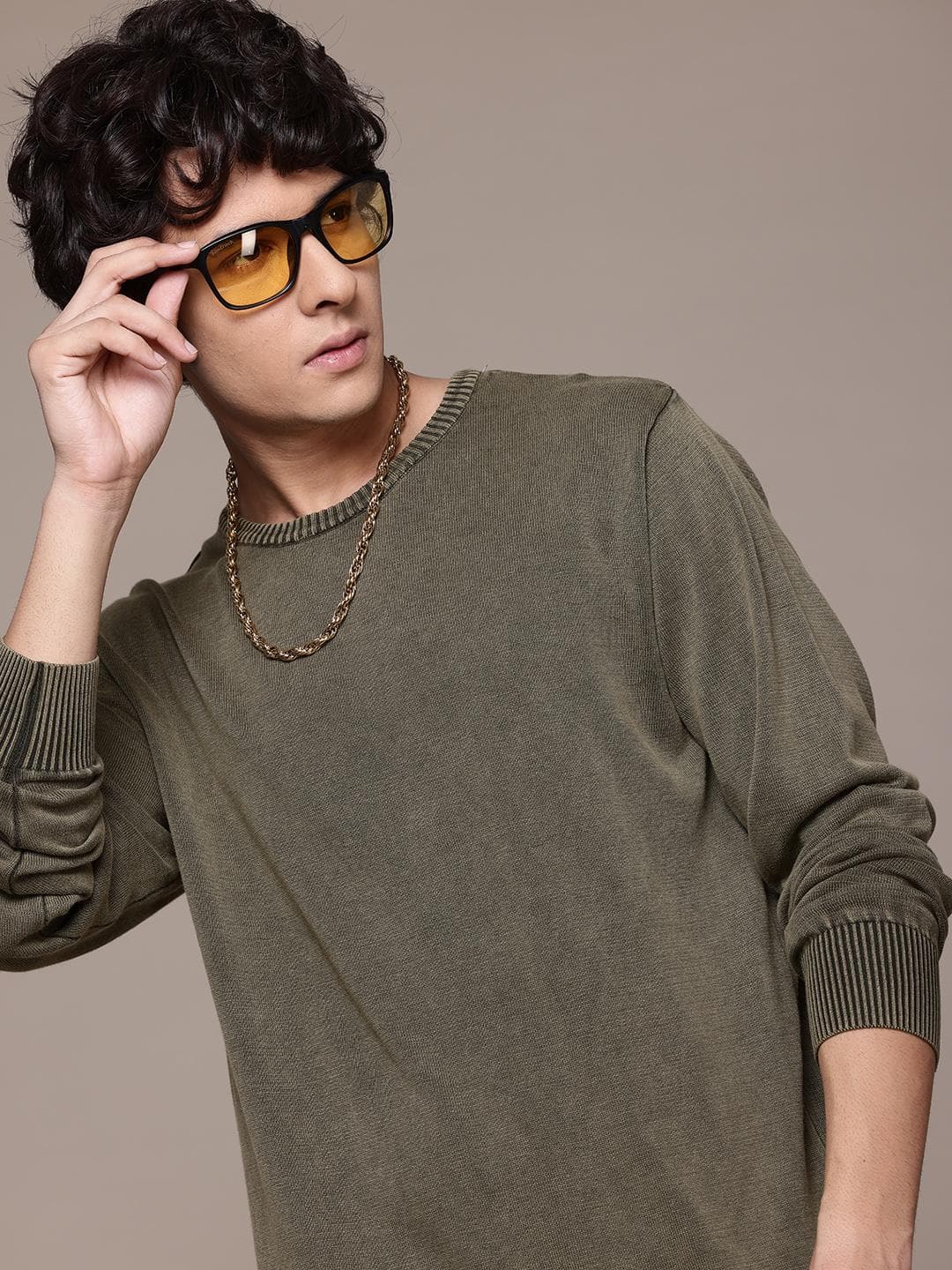 The Roadster Lifestyle Co. Men Cotton Pullover