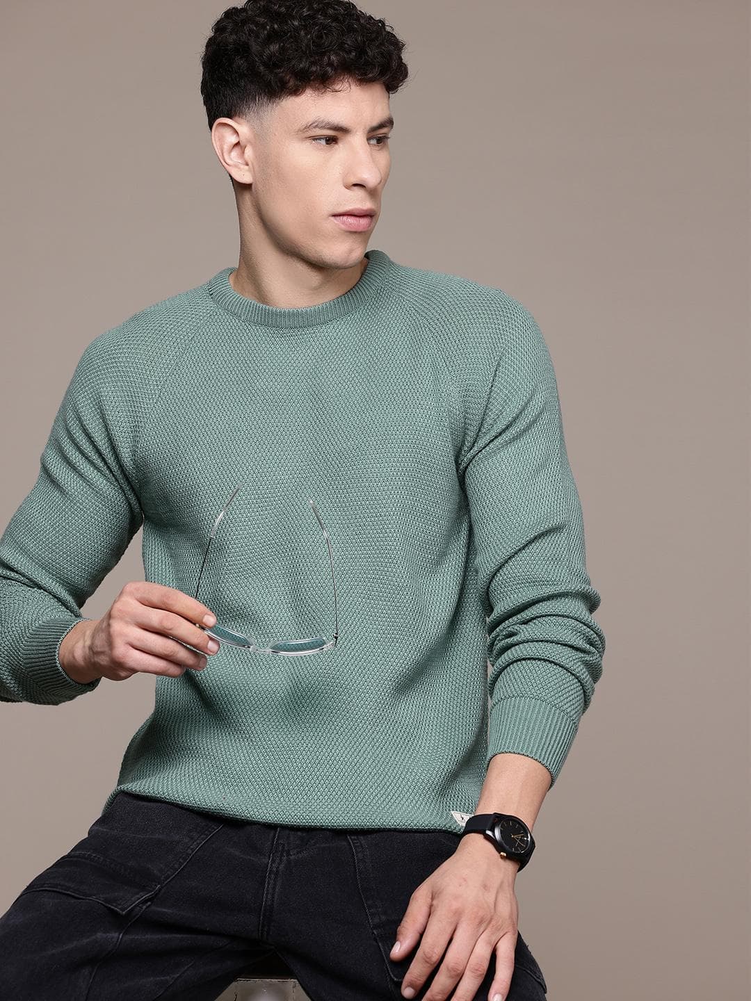 The Roadster Lifestyle Co. Men Acrylic Pullover