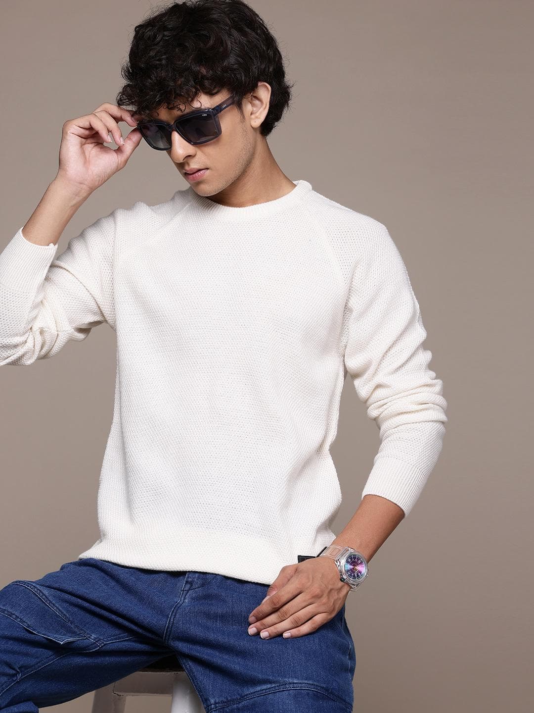 The Roadster Lifestyle Co. Men Acrylic Pullover