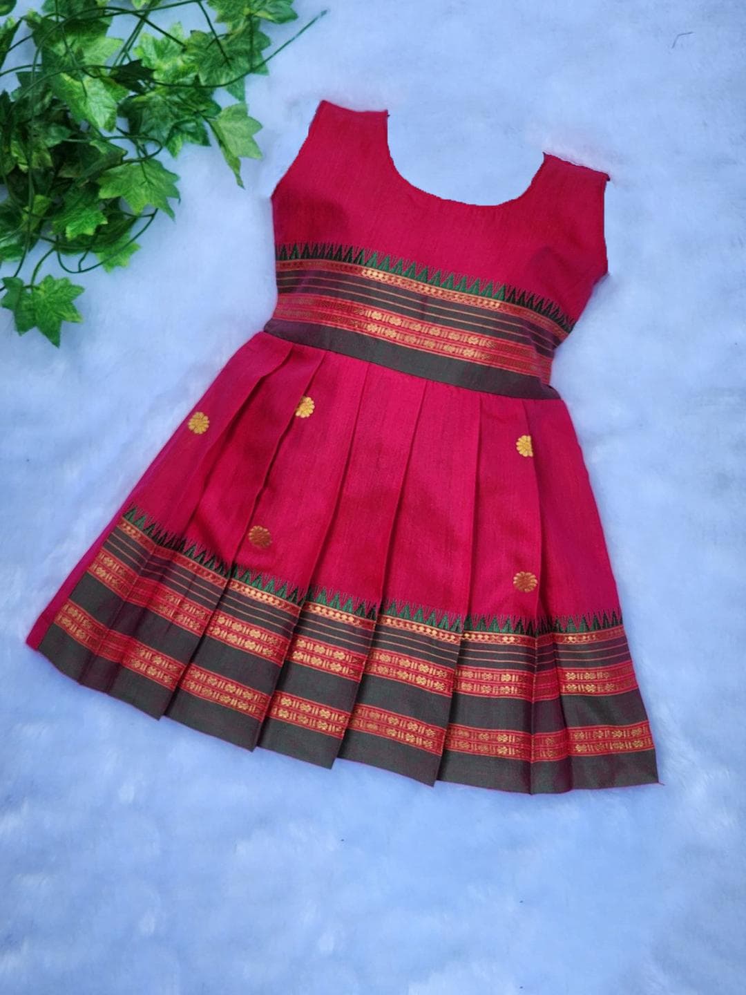 Buy BAESD Infant Girls Embroidered Fit & Flared Maxi Ethnic Dress - - Apparel for Girls