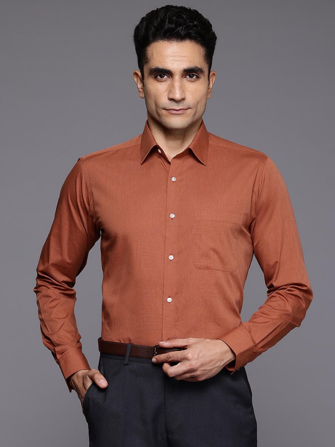Raymond Pure Cotton Slim Fit Formal Shirt