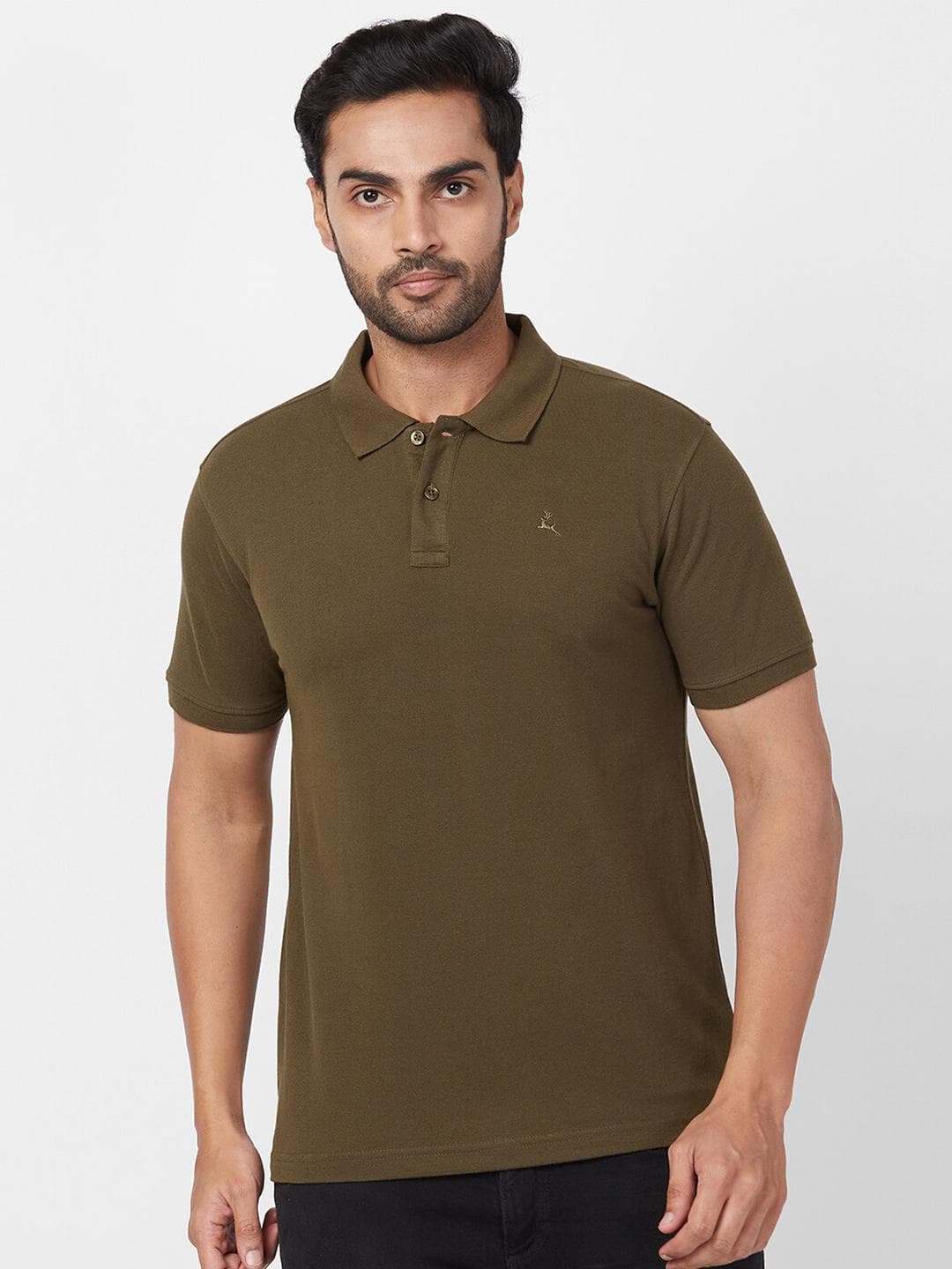 Parx Polo Collar Short Sleeves Knitted T-shirt