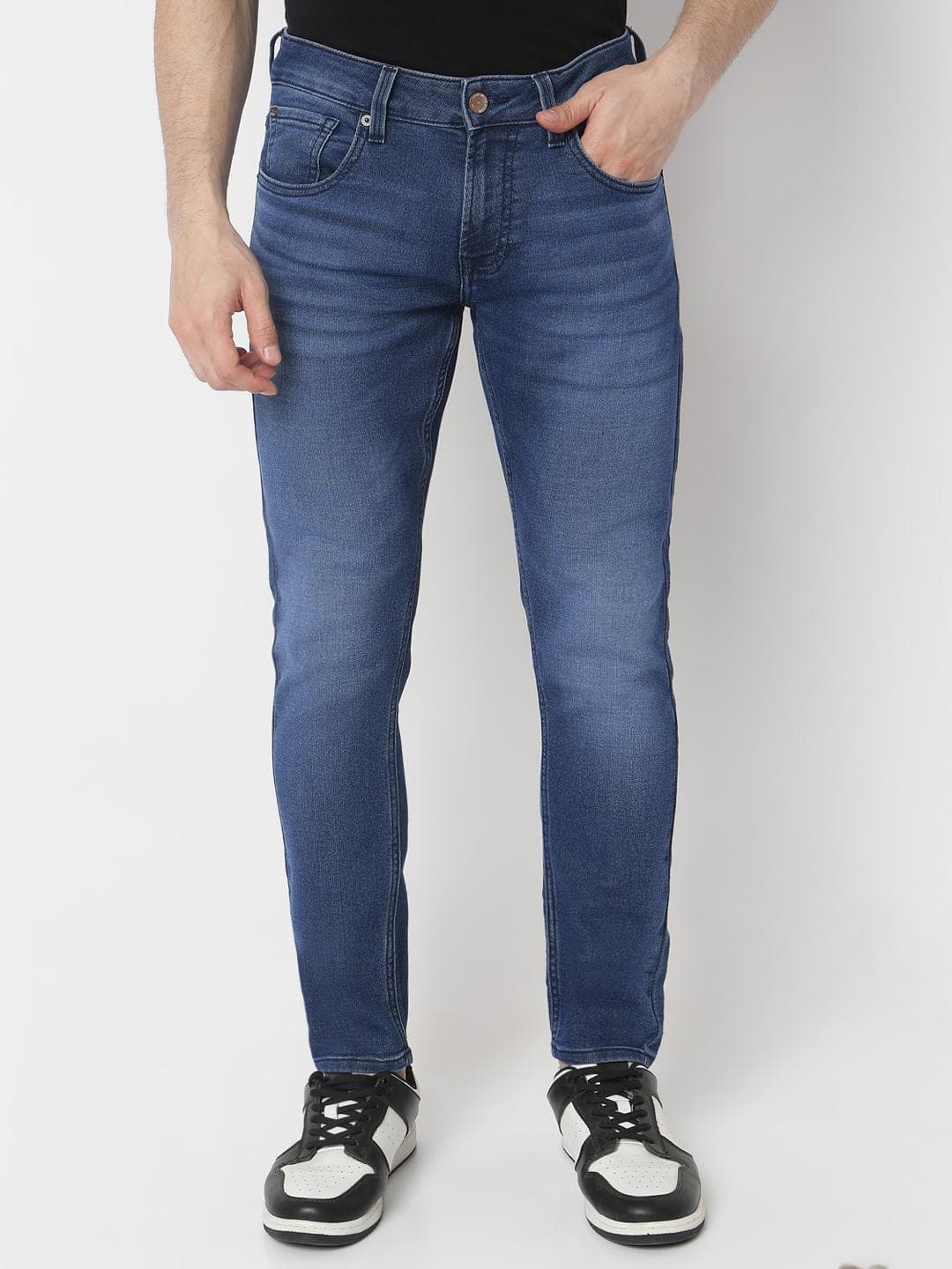 SPYKAR Men Light Fade Stretchable Slim Fit Jeans