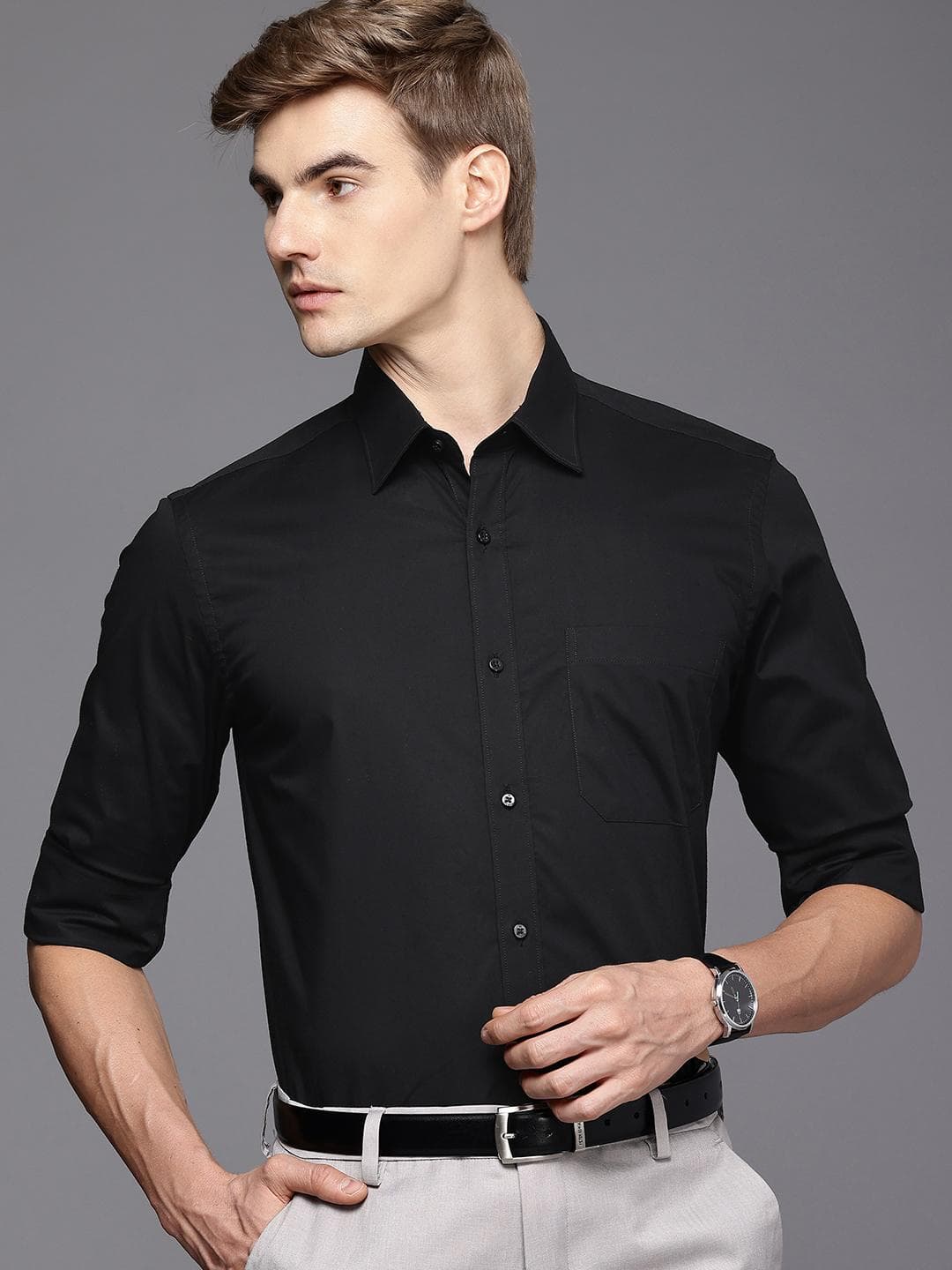 Raymond Solid Formal Shirt