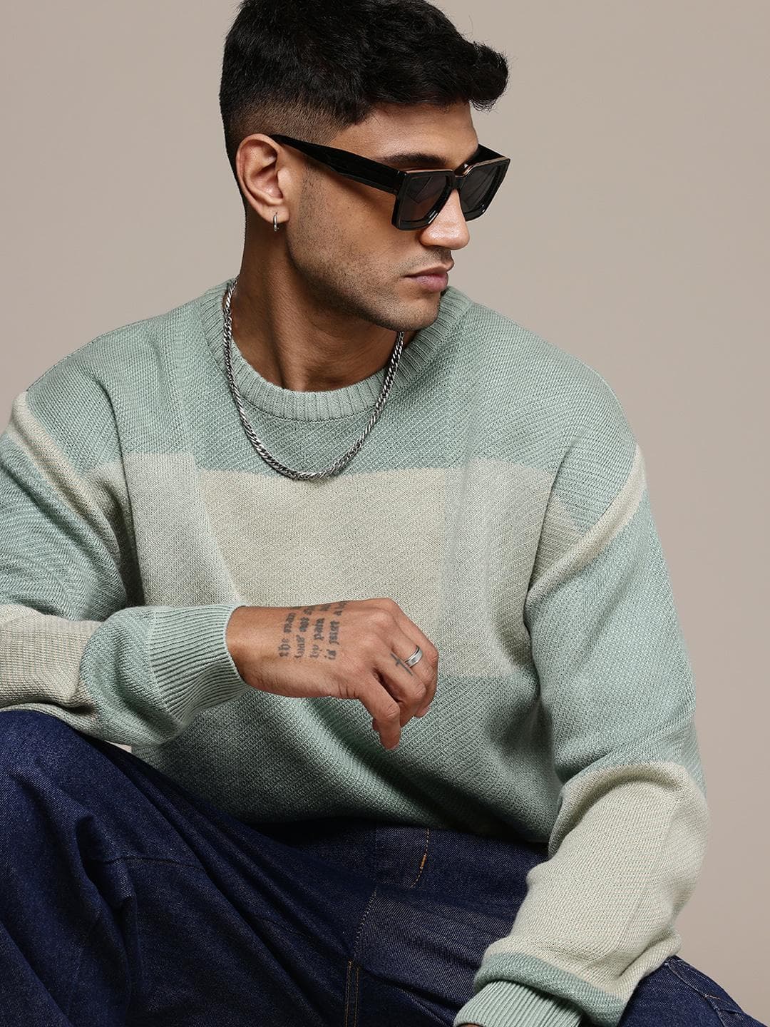 The Roadster Life Co. Self Checked Pullover