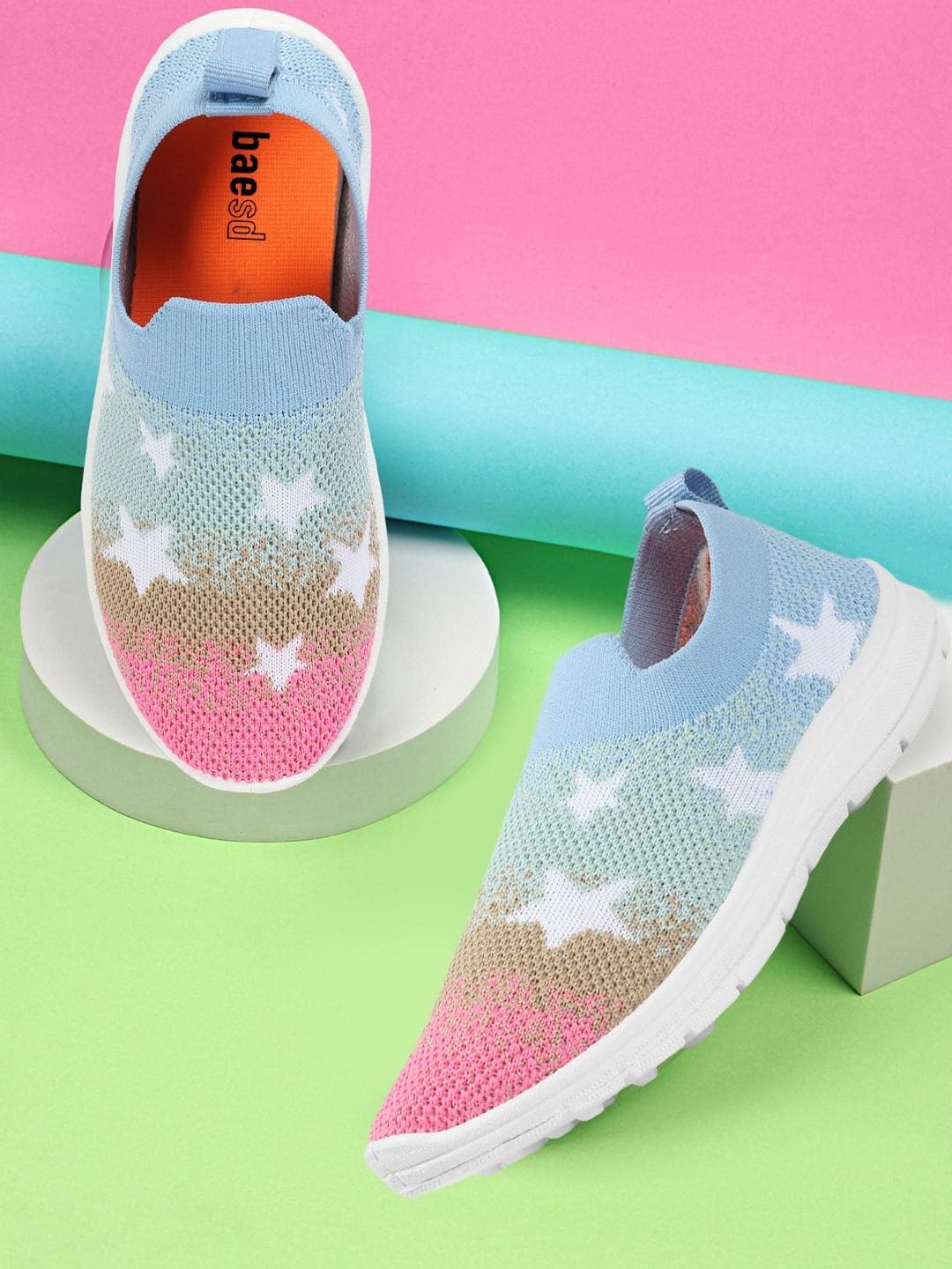 BAESD Girls Woven Design Espadrilles