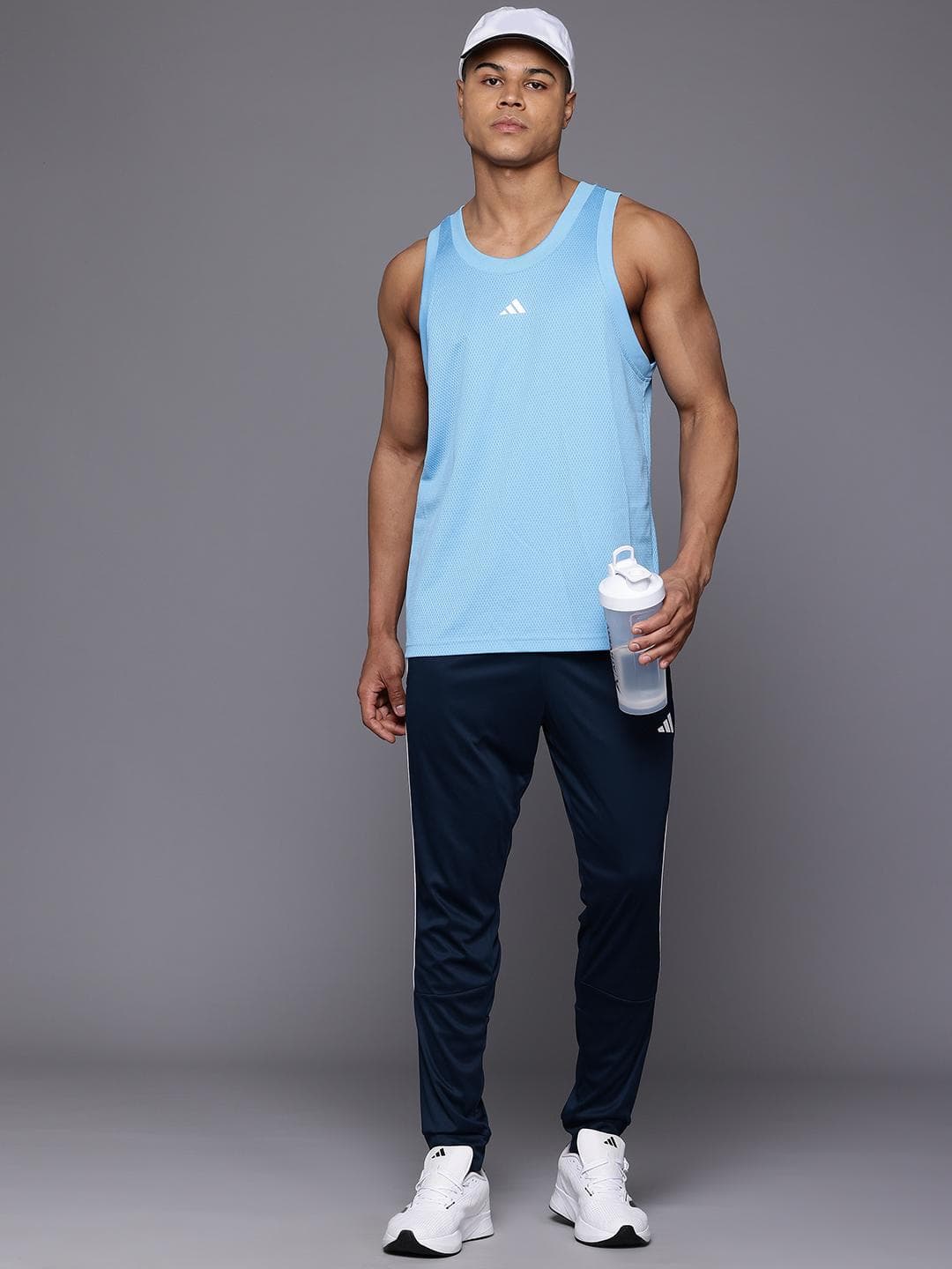 ADIDAS Men 3-Striped Logo Track Pants