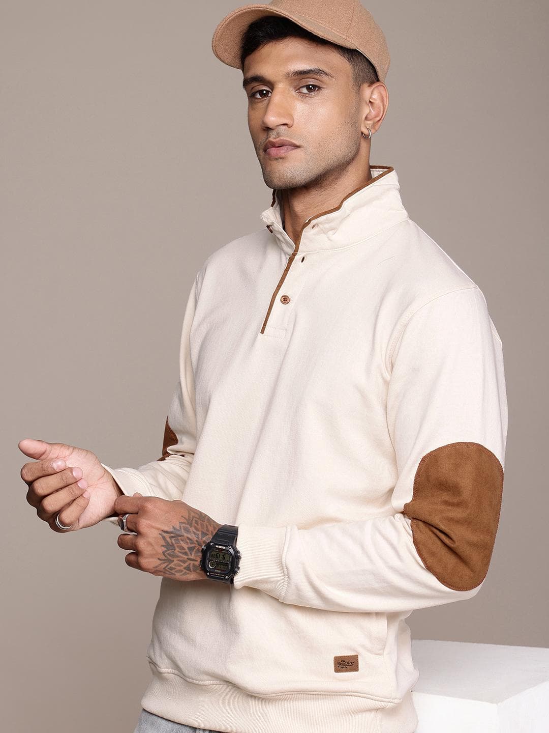 The Roadster Life Co. Mock Collar Sweatshirt