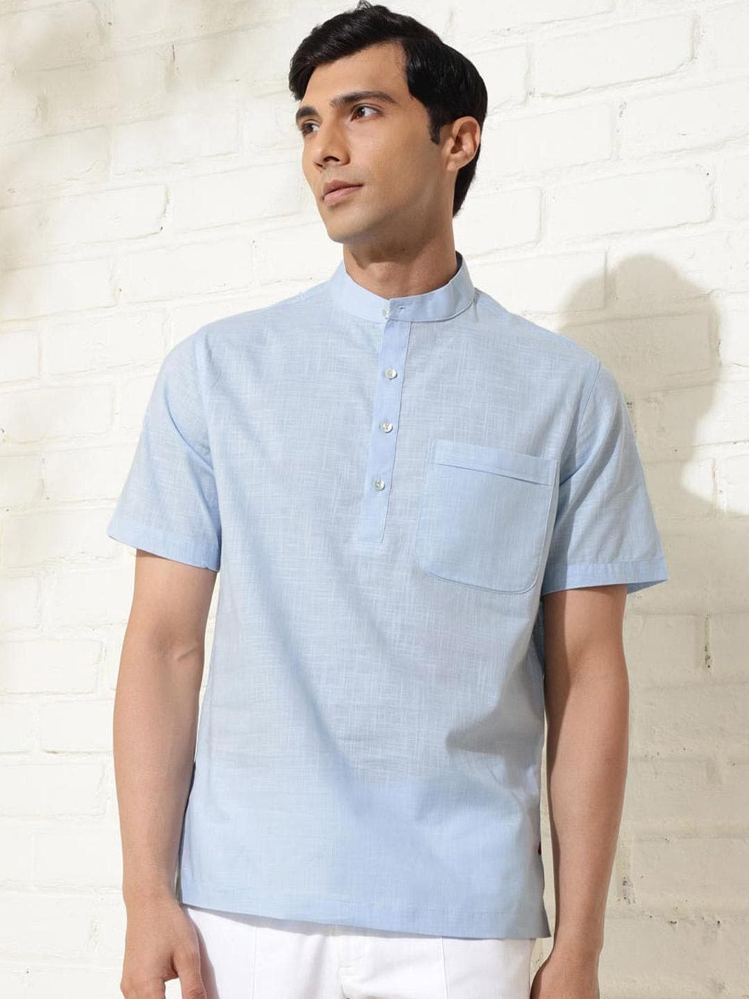Fabindia Men Opaque Casual Shirt