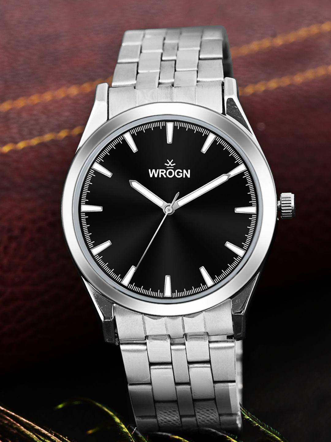 Buy WROGN Men Dial & Bracelet Style Straps Analogue Watch HOBWRG0472A - - Accessories for Men