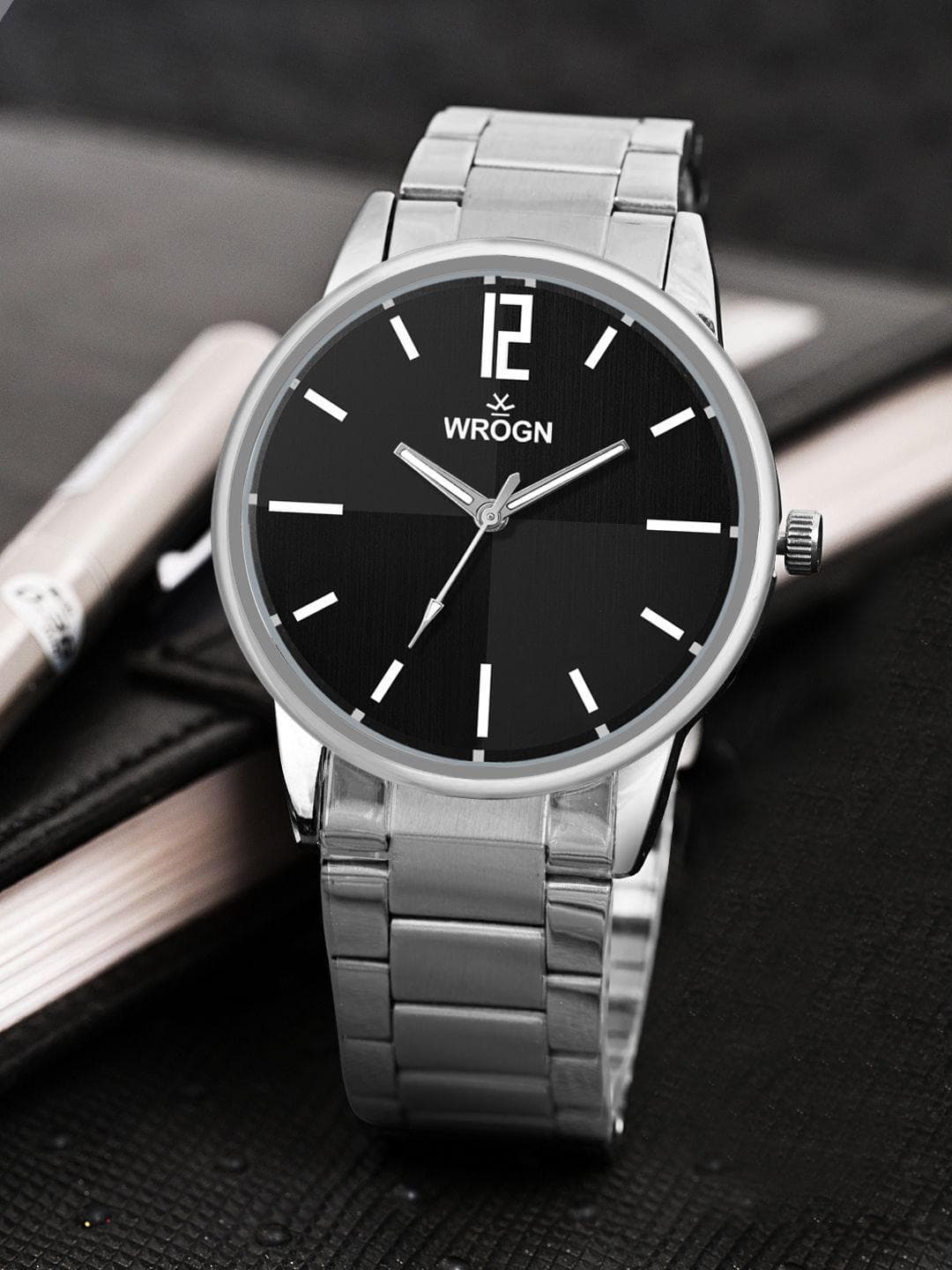 WROGN Men Dial & Bracelet Style Straps Analogue Watch HOBWRG0475