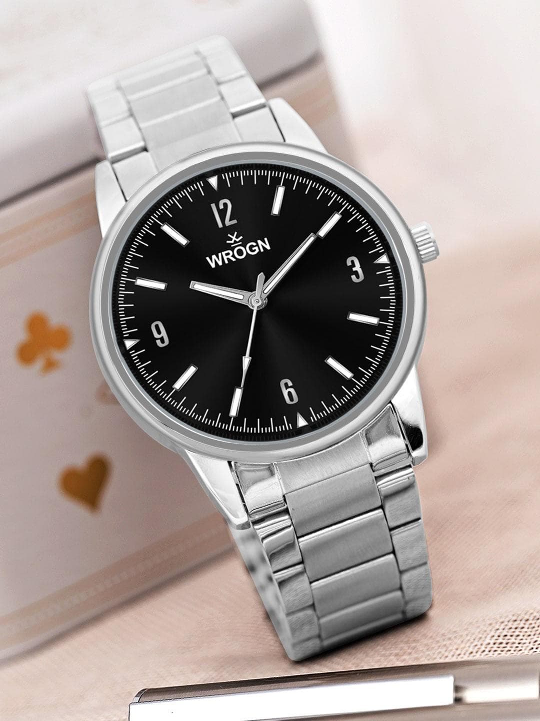 WROGN Men Dial & Bracelet Style Straps Analogue Watch HOBWRG0478